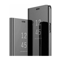 Oem Θήκη Clear View Cover Για Xiaomi Redmi 8/8A Μαύρο