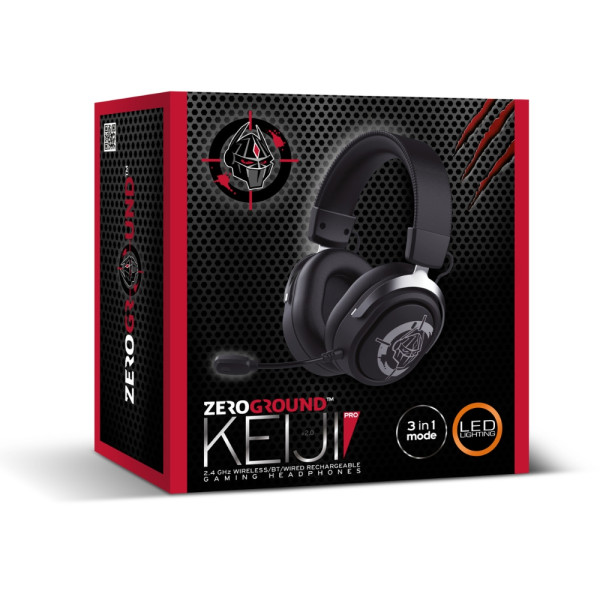 Ακουστικά Κεφαλής Gaming RGB USB 7.1 Zeroground HD-3900WG KEIJI PRO v2.0