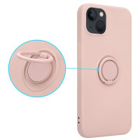 Θήκη Σιλικόνης Ring Case Samsung Galaxy A52 4G /A52 5G /A52s 5G Pink