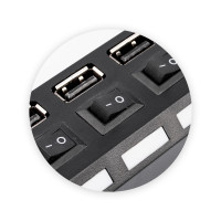Hi-Speed Splitter Hub με 7 θύρες USB 2.0