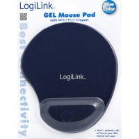 Mousepad GEL LogiLink ID00027B, με Στήριγμα Καρπού Μπλέ Mousepad GEL LogiLink ID00027B, με Στήριγμα Καρπού Μπλέ