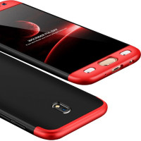 Full Cover Case 360 για Samsung Galaxy J6 (2018) – Μαύρο/Κόκκινο