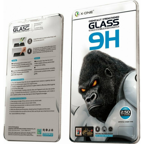 X-One Extra Strong Full Face Tempered Glass Black (iPhone 14 Pro)