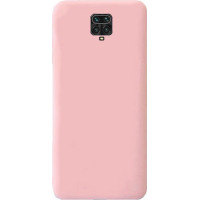 Θήκη Σιλικόνης Silky and Soft Touch Με Επένδυση Για Xiaomi Redmi Note 9s/9 Pro Ροζ