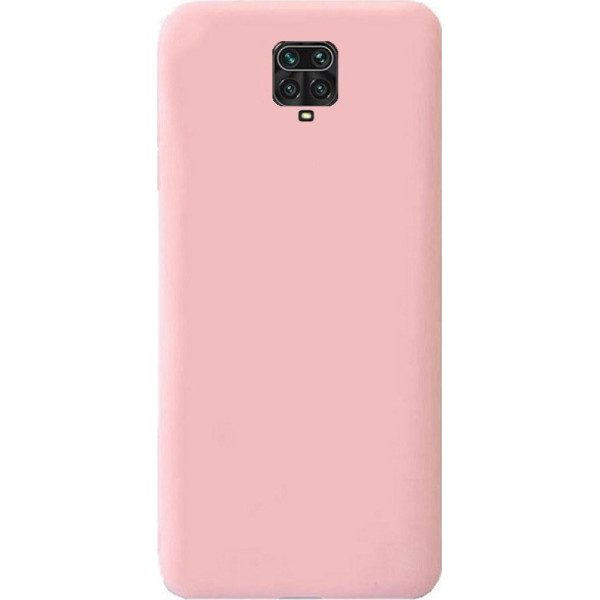 Θήκη Σιλικόνης Silky and Soft Touch Με Επένδυση Για Xiaomi Redmi Note 9s/9 Pro Ροζ