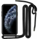 Θήκη Σιλικόνης Soft Για Samsung Galaxy A32 5G Με Λουράκι Μαύρο