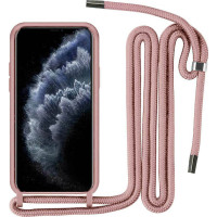 Θήκη Σιλικόνης με Κορδόνι για Για Apple iPhone 7/8 Plus Ροζ