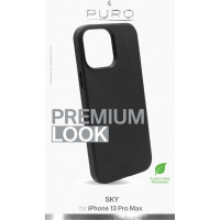 PURO Cover leather look ‘SKY για iPhone 13 Pro Max 6.7’ – Μαύρο