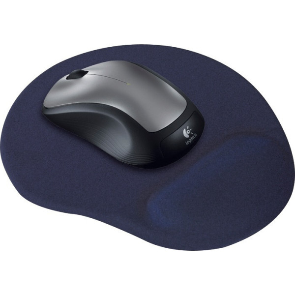 Mousepad GEL LogiLink ID00027B, με Στήριγμα Καρπού Μπλέ