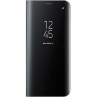 Oem Θήκη Clear View Cover Για Huawei P20 Μαύρη