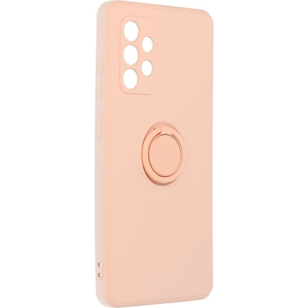 Θήκη Σιλικόνης Ring Case Samsung Galaxy A52 4G /A52 5G /A52s 5G Pink