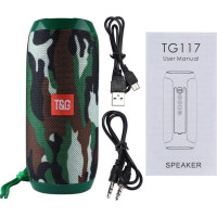 Ηχείο Bluetooth T&G TG-117 5W με Ραδιόφωνο & 4 Ώρες Λειτουργίας Πολύχρωμο