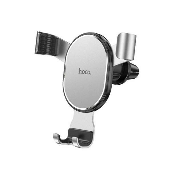 Βάση αυτοκινήτου Gravity για κινητά Hoco air vent CA56 PLUS ασημί μεταλλικό Βάση αυτοκινήτου Gravity για κινητά Hoco air vent CA56 PLUS ασημί μεταλλικό