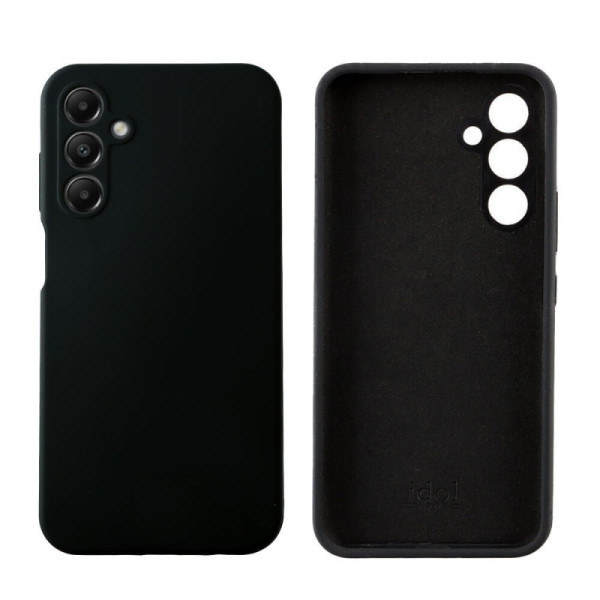 Θήκη Σιλικόνης Soft Με Επένδυση Για Samsung Galaxy A36 5G Black Θήκη Σιλικόνης Soft Με Επένδυση Για Samsung Galaxy A36 5G Black