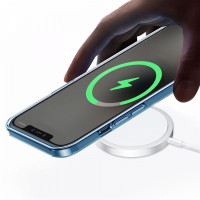 Ασύρματος φορτιστής  MagSafe Wiwu W009 15W Λευκός Universal