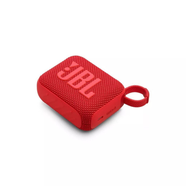 JBL GO4, Portable Bluetooth Speaker, Water/Dust proof IP67, (Red)