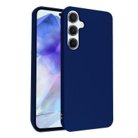 Θήκη Σιλικόνης Ματ Για Samsung Galaxy A55 5G Blue Navy