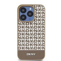 DKNY DKHMP15XPSOSPW Pu Leather Repeat Pattern Bottom Stripe Magsafe Case Iphone 15 Pro Max Brown DKNY DKHMP15XPSOSPW Pu Leather Repeat Pattern Bottom Stripe Magsafe Case Iphone 15 Pro Max Brown