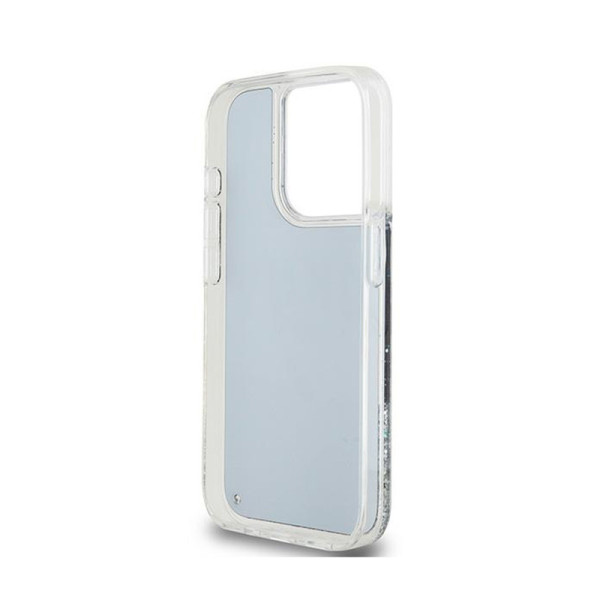 Θήκη DKNY Liquid Glitter Arch Logo Back Cover για iPhone 14 Pro, μαύρη DKHCP14LLBNAEK