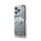 Θήκη DKNY Liquid Glitter Arch Logo Back Cover για iPhone 14 Pro, μαύρη DKHCP14LLBNAEK