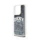 Θήκη DKNY Liquid Glitter Arch Logo Back Cover για iPhone 14 Pro, μαύρη DKHCP14LLBNAEK