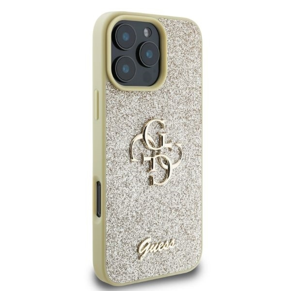 Guess Θήκη hardcase GUHCP16XHG4SGD Για Apple iPhone 16 Pro Max 5G 6,9" Fixed Glitter Big 4G Χρυσό