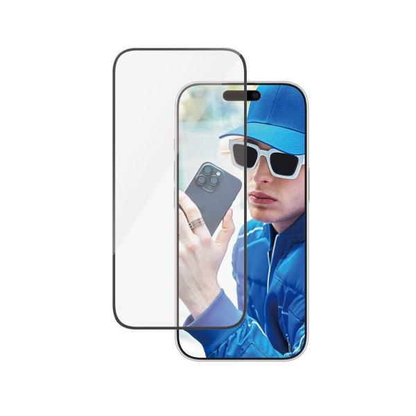 Full Face Tempered glass / Αντιχαρακτικό Γυαλί Πλήρους Οθόνης 5D - 9H Για Apple iPhone 16 Pro Max 5G Μαύρο