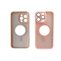 Θήκη Back Cover Electro Magsafe Ημιδιαφανή Για Apple iPhone 16 Pro Max 5G 6,9" Ροζ - Nud
