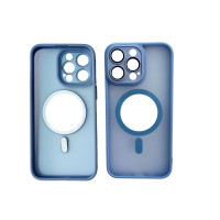 Θήκη Back Cover Electro Magsafe Ημιδιαφανή Για Apple iPhone 16 Pro Max 5G 6,9" Γαλάζιο