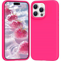 Θήκη Σιλικόνης Matt 1,2 mm Για Apple iPhone 16 Pro Max 5G 6,9" Φούξια