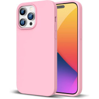 Θήκη Σιλικόνης Matt 1,2 mm Για Apple iPhone 16 Pro Max 5G 6,9" Ροζ