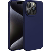 Θήκη Σιλικόνης Matt 1,2 mm Για Apple iPhone 16 Pro 5G 6,3" Σκούρο - Μπλε