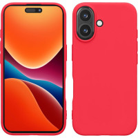 Θήκη Σιλικόνης Matt 1,2 mm Για Apple iPhone 16 5G 6,1" Κόκκινο