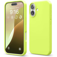 Θήκη Σιλικόνης Matt 1,2 mm Για Apple iPhone 16 5G 6,1" Κίτρινο
