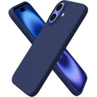 Θήκη Σιλικόνης Matt 1,2 mm Για Apple iPhone 16 5G 6,1" Σκούρο - Μπλε