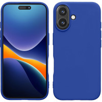 Θήκη Σιλικόνης Matt 1,2 mm Για Apple iPhone 16 5G 6,1" Ανοιχτό Μπλε