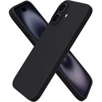 Θήκη Σιλικόνης Matt 1,2 mm Για Apple iPhone 16 PLUS 5G 6,7" Μαύρο