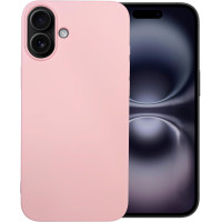 Θήκη Σιλικόνης Matt 1,2 mm Για Apple iPhone 16 5G 6,1" Ροζ