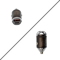 Kouvolsen KOS-5017 Car Charger 30W 1xUSB 1xType-C Γκρι