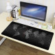 Mouse / keyboard pad "World map" 30 x 80 x 2 mm RC-K-1073 black