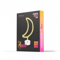 Λάμπα νέον σε βάση LED MOON λευκό NNE06 Neolia Λάμπα νέον σε βάση LED MOON λευκό NNE06 Neolia