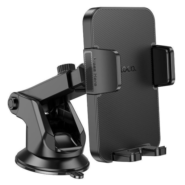 Βάση κινητού αυτοκινήτου Hoco για παρμπρίζ / ταμπλό H37 μαύρη Βάση κινητού αυτοκινήτου Hoco για παρμπρίζ / ταμπλό H37 μαύρη