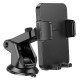 Βάση κινητού αυτοκινήτου Hoco για παρμπρίζ / ταμπλό H37 μαύρη Βάση κινητού αυτοκινήτου Hoco για παρμπρίζ / ταμπλό H37 μαύρη