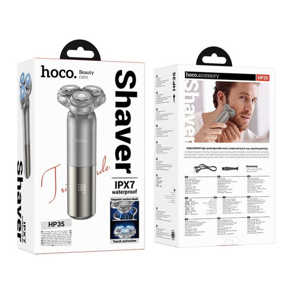 Hoco HP35 Ξυριστική Μηχανή Προσώπου Επαναφορτιζόμενη Hoco HP35 Ξυριστική Μηχανή Προσώπου Επαναφορτιζόμενη