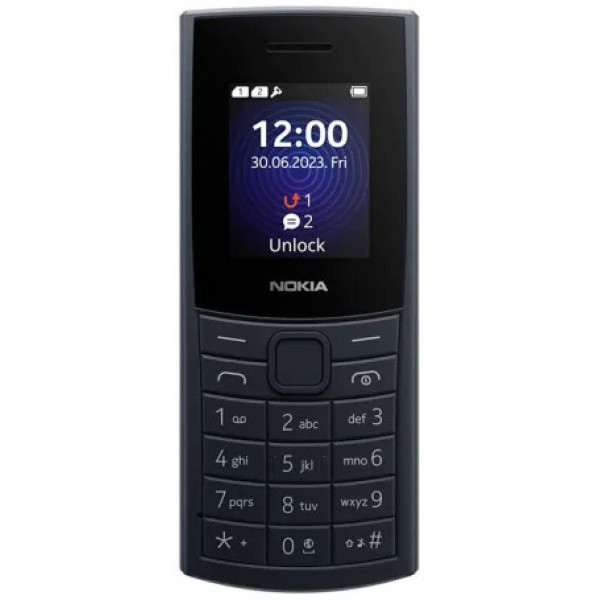 ΚΙΝΗΤΟ ΜΕ ΠΛΗΚΤΡΑ NOKIA 110 (2024) 2G 2.0" DUAL SIM 4MB/16MB (TA-1694) BLACK GR