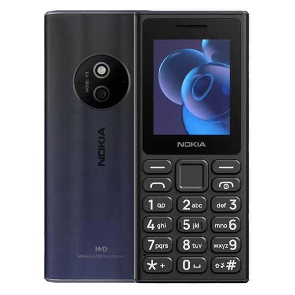 ΚΙΝΗΤΟ ΜΕ ΠΛΗΚΤΡΑ NOKIA 110 (2024) 2G 2.0" DUAL SIM 4MB/16MB (TA-1694) BLACK GR