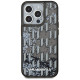 Θήκη Karl Lagerfeld Liquid Glitter Monogram Gradient για iPhone 15 Pro Max, μαύρη KLHCP15XLKLGKCCK