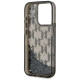 Θήκη Karl Lagerfeld Liquid Glitter Monogram Gradient για iPhone 15 Pro Max, μαύρη KLHCP15XLKLGKCCK
