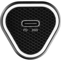 Φορτιστής Αυτοκινήτου Blue Star USB C QC3.0 PD AFC 3A 20W CC391-1C Μαύρος