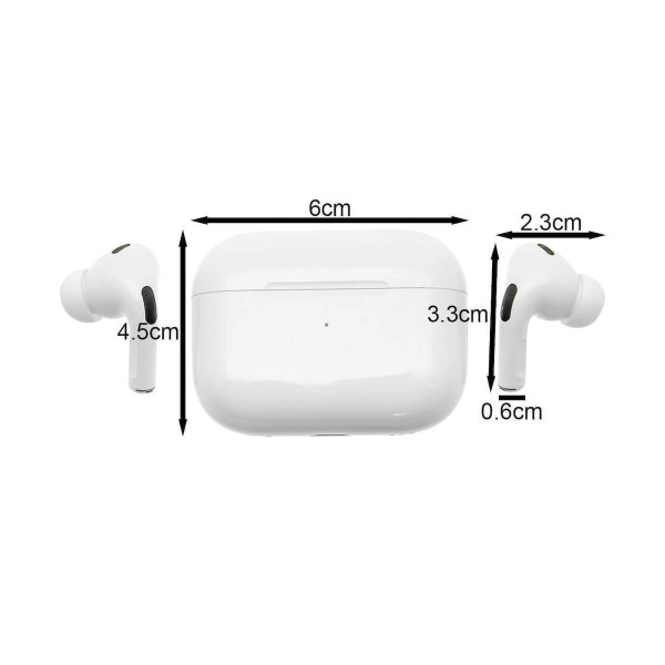 Pavareal APro 5 Plus In-ear Bluetooth Handsfree Ακουστικά με Θήκη Φόρτισης Λευκά